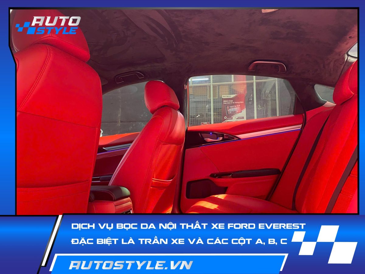 Dịch Vụ Bọc Da Nội Thất Cho Xe Ford Everest