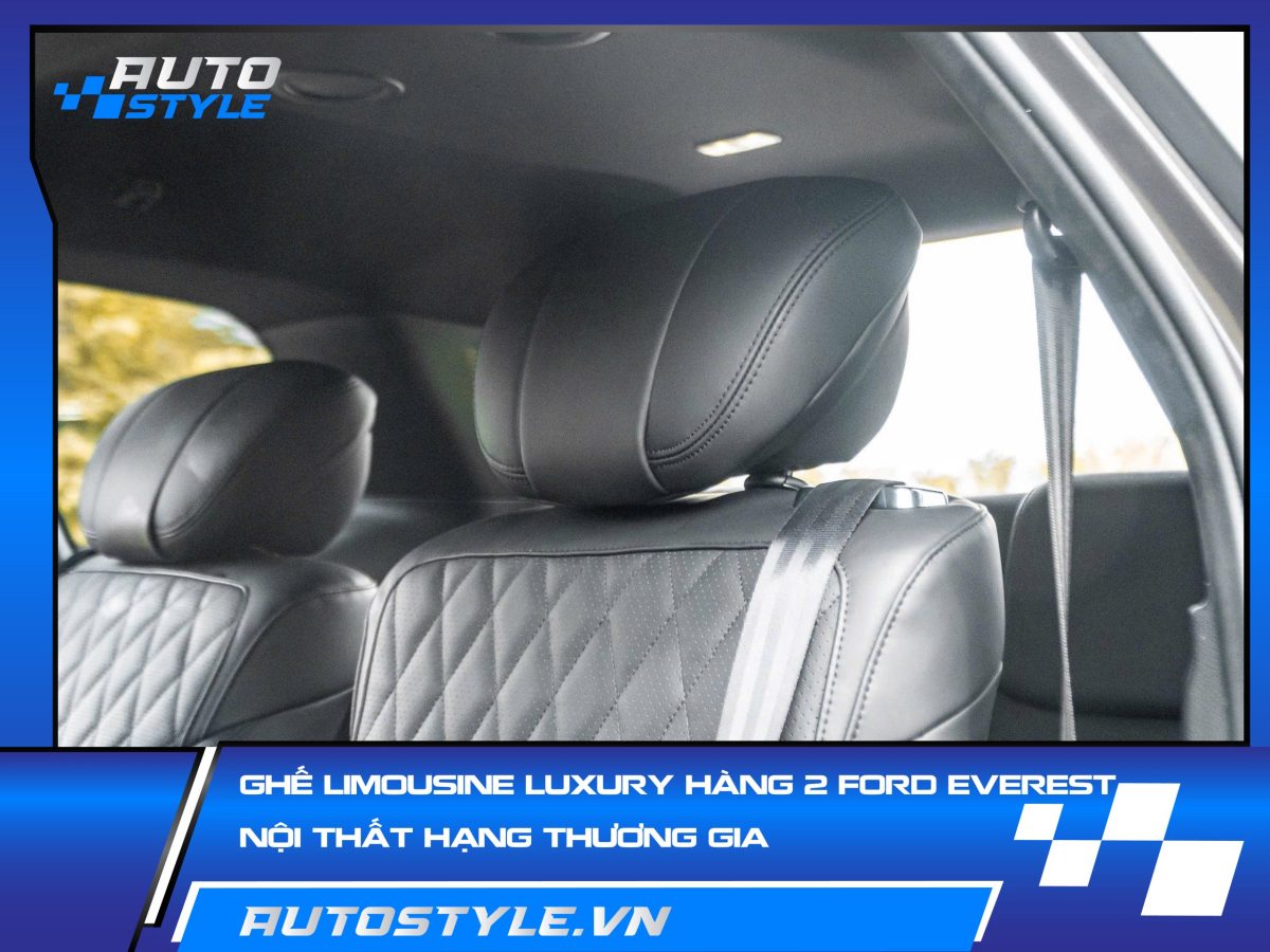 Độ Ghế Limousine Luxury Xe Ford Everest– Nội Thất Hạng Thương Gia
