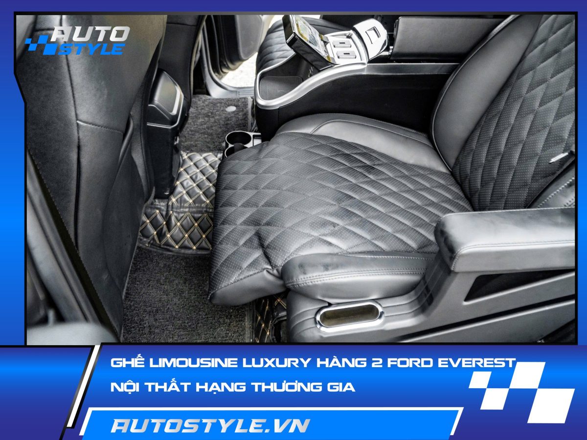 Độ Ghế Limousine Luxury Xe Ford Everest– Nội Thất Hạng Thương Gia