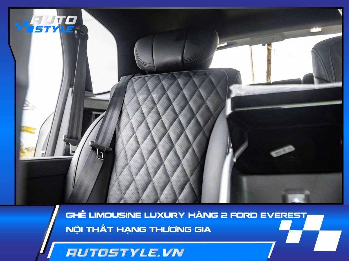 Độ Ghế Limousine Luxury Xe Ford Everest– Nội Thất Hạng Thương Gia