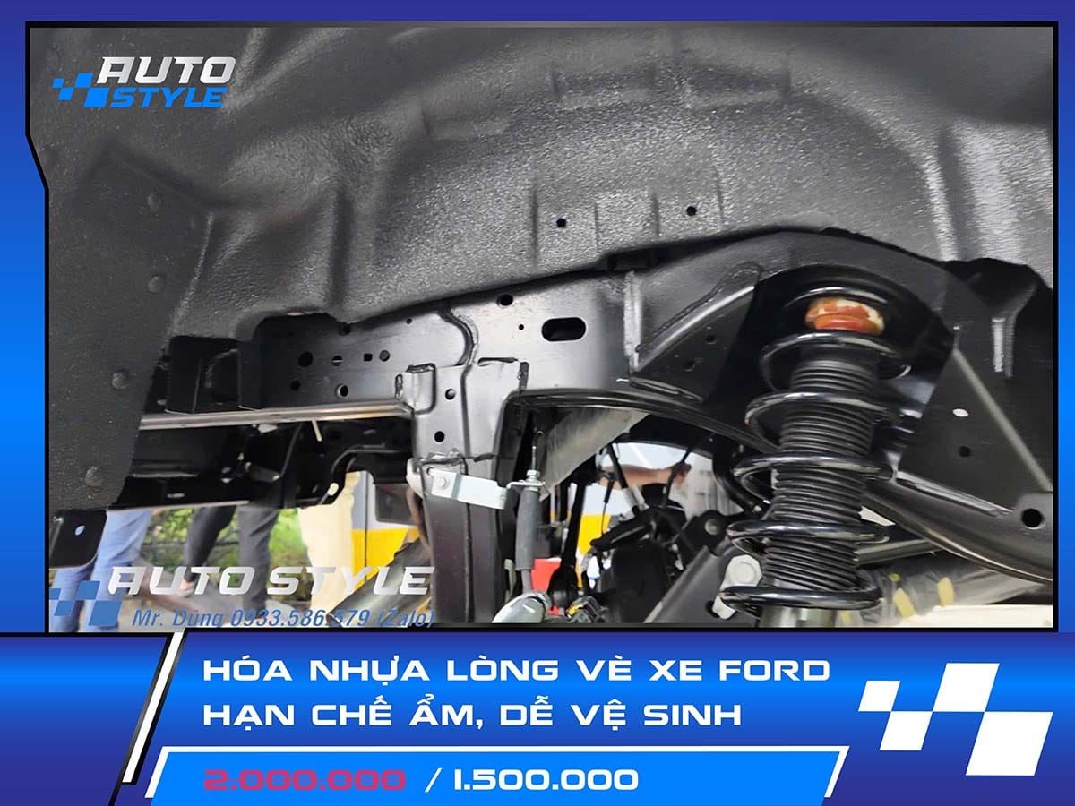 Hóa Nhựa Lòng Vè Xe Ford – Giải Pháp Chống Xệ, Tăng Thẩm Mỹ & Bảo Vệ Tối Ưu