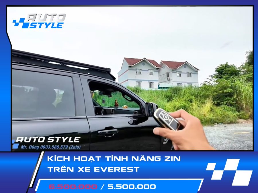Kích Hoạt Tính Năng Zin Xe Everest Đề Nổ Từ Xa, Tự Động Khóa Cửa, Camera 360
