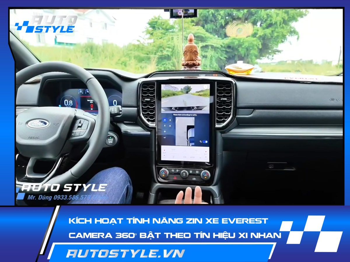 Kích Hoạt Tính Năng Zin Xe Everest Đề Nổ Từ Xa, Tự Động Khóa Cửa, Camera 360