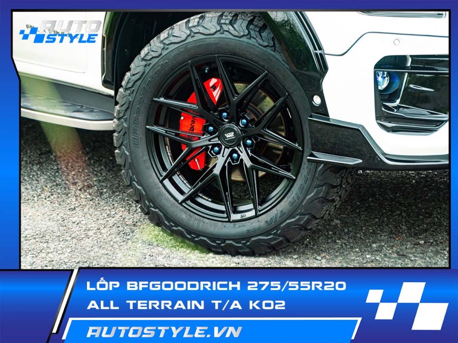 Lốp BFGoodrich 27555R20 All Terrain TA KO2 – Lựa Chọn Vượt Trội Cho Xe SUV & Bán Tải