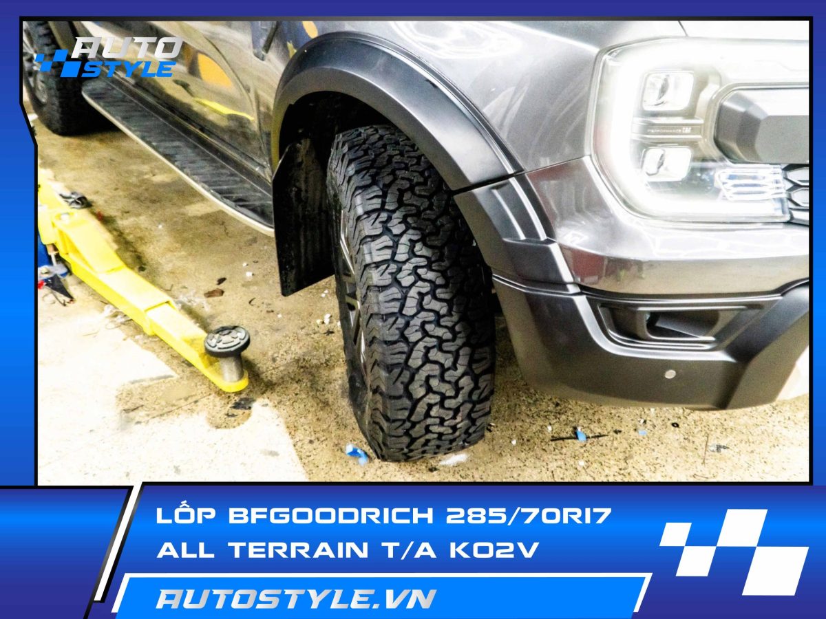 Lốp BFGoodrich 285/70R17 All Terrain T/A KO2 – Lựa Chọn Đỉnh Cao Cho Xe Bán Tải