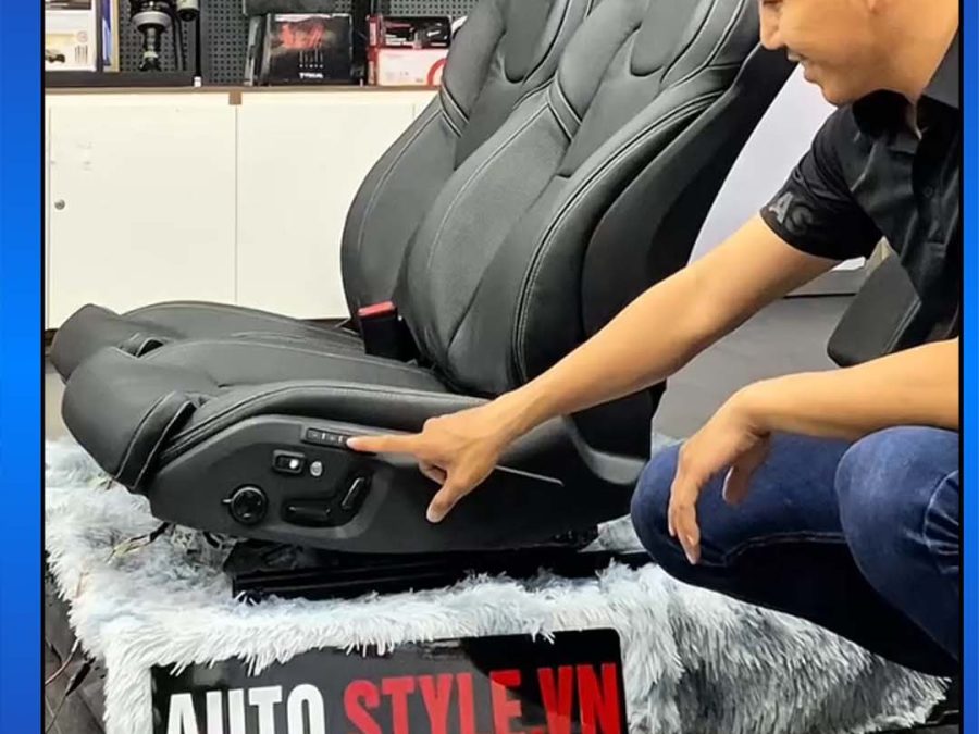 Nâng Cấp Ghế Tài Xe Ford (+ Ghế Phụ) Chỉnh Điện, Massage, Tiện Nghi Hơn