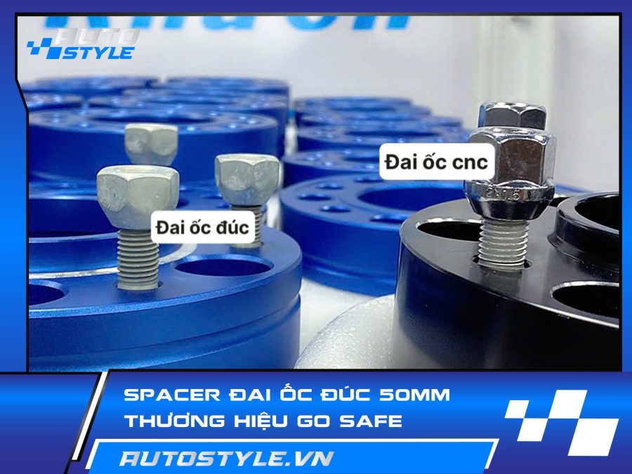 Spacer Đai Ốc Đúc 50mm Go Safe Cho Xe Ford – Tăng Ổn Định, Tối Ưu Hiệu Suất