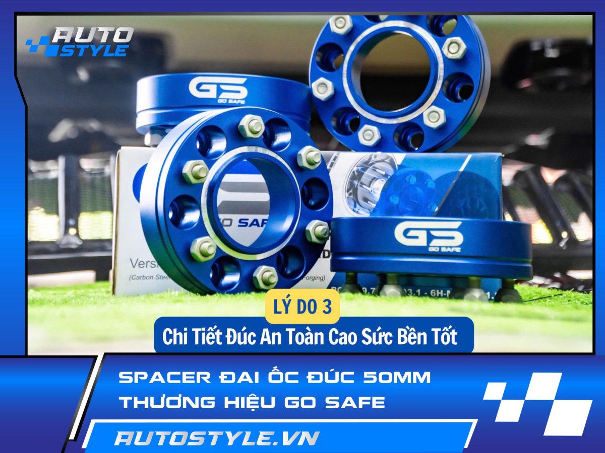 Spacer Đai Ốc Đúc 50mm Go Safe Cho Xe Ford – Tăng Ổn Định, Tối Ưu Hiệu Suất