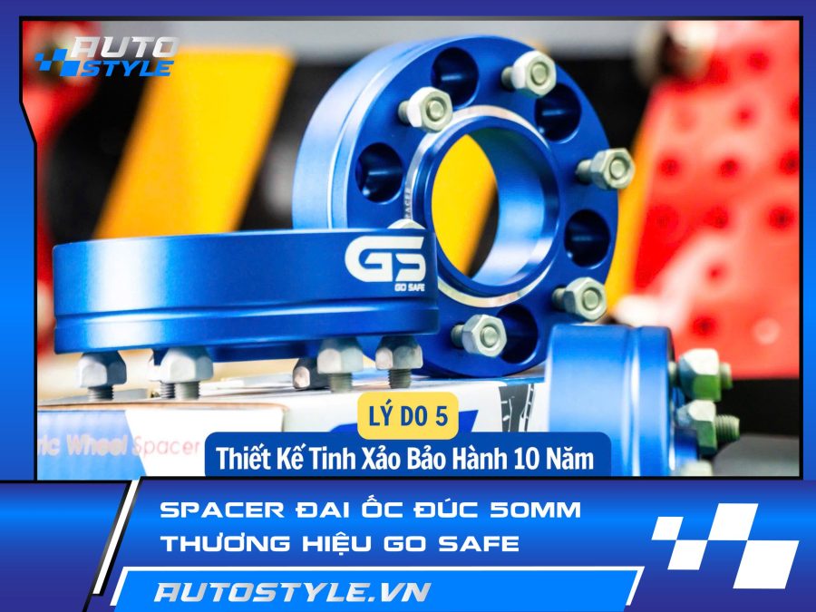 Spacer Đai Ốc Đúc 50mm Go Safe Cho Xe Ford – Tăng Ổn Định, Tối Ưu Hiệu Suất