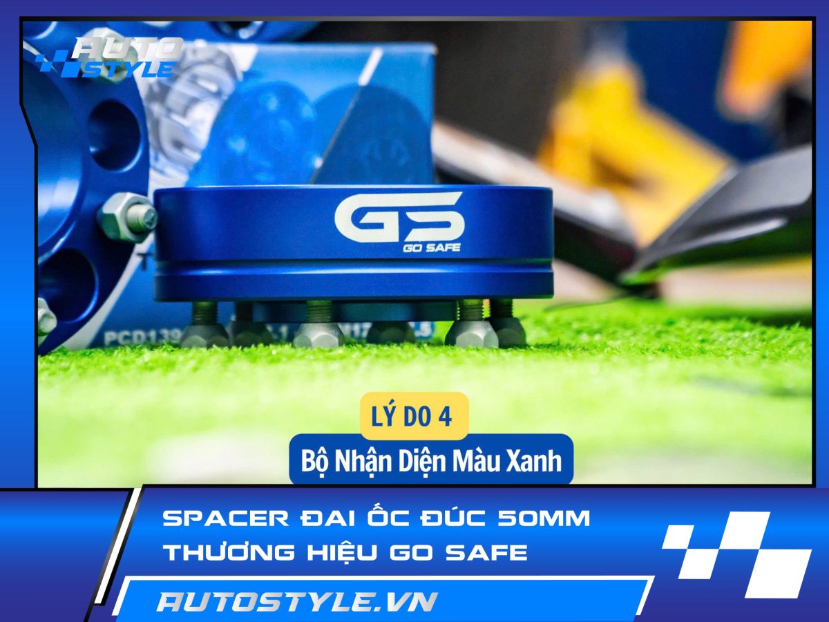 Spacer Đai Ốc Đúc 50mm Go Safe Cho Xe Ford – Tăng Ổn Định, Tối Ưu Hiệu Suất
