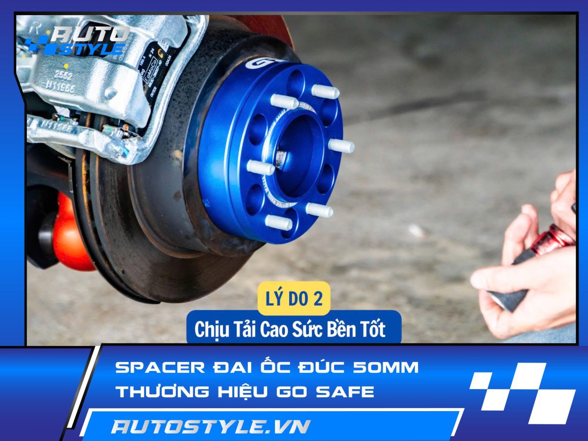 Spacer Đai Ốc Đúc 50mm Go Safe Cho Xe Ford – Tăng Ổn Định, Tối Ưu Hiệu Suất