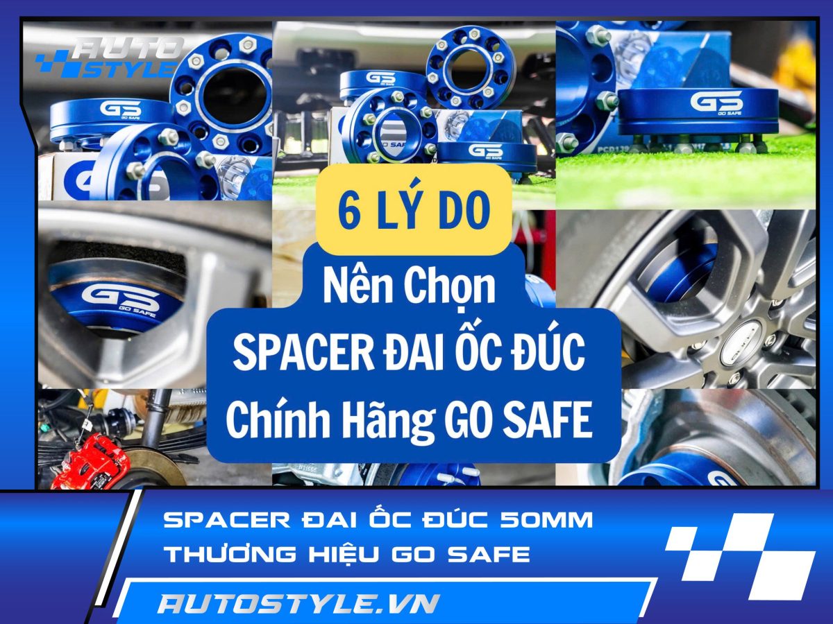 Spacer ĐAI ỐC ĐÚC 50mm Go Safe Cho Xe Ford - Hình ảnh 3