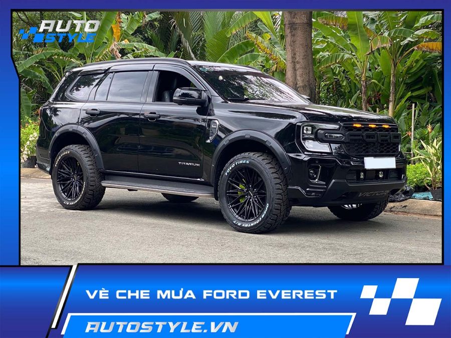 Vè Che Mưa Ford Everest – Bảo Vệ Hiệu Quả, Nâng Tầm Phong Cách