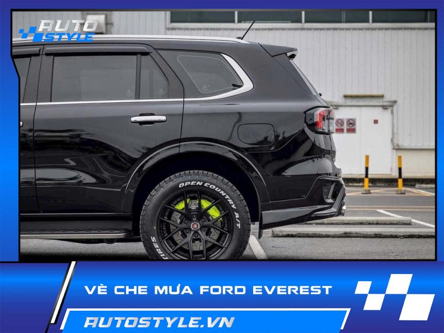 Vè Che Mưa Ford Everest – Bảo Vệ Hiệu Quả, Nâng Tầm Phong Cách