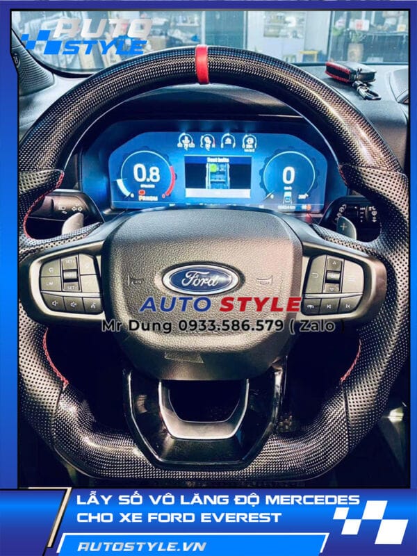 lẫy số vô lăng thể thao phụ tùng mercedes cho Ford Everest