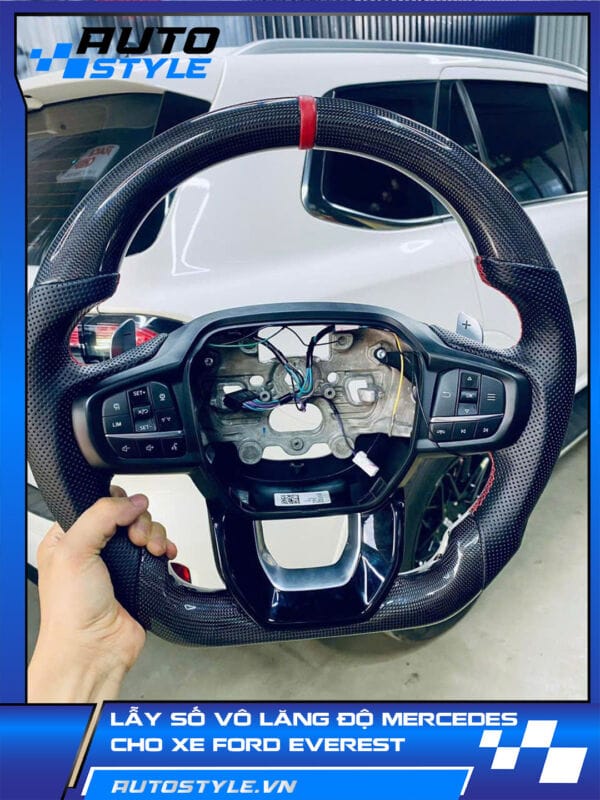 lẫy số vô lăng thể thao phụ tùng mercedes cho Ford Everest