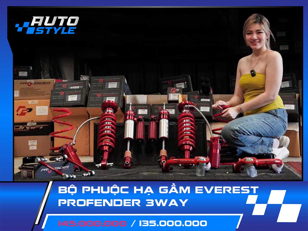 Bộ Phuộc Profender 3Way – Giải Pháp Hạ Gầm Everest