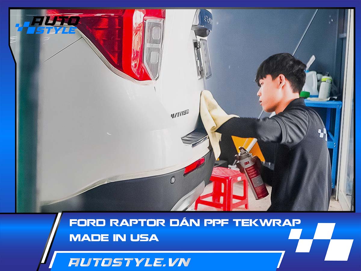 Dán PPF Teckwrap Made in USA cho Ford Raptor
