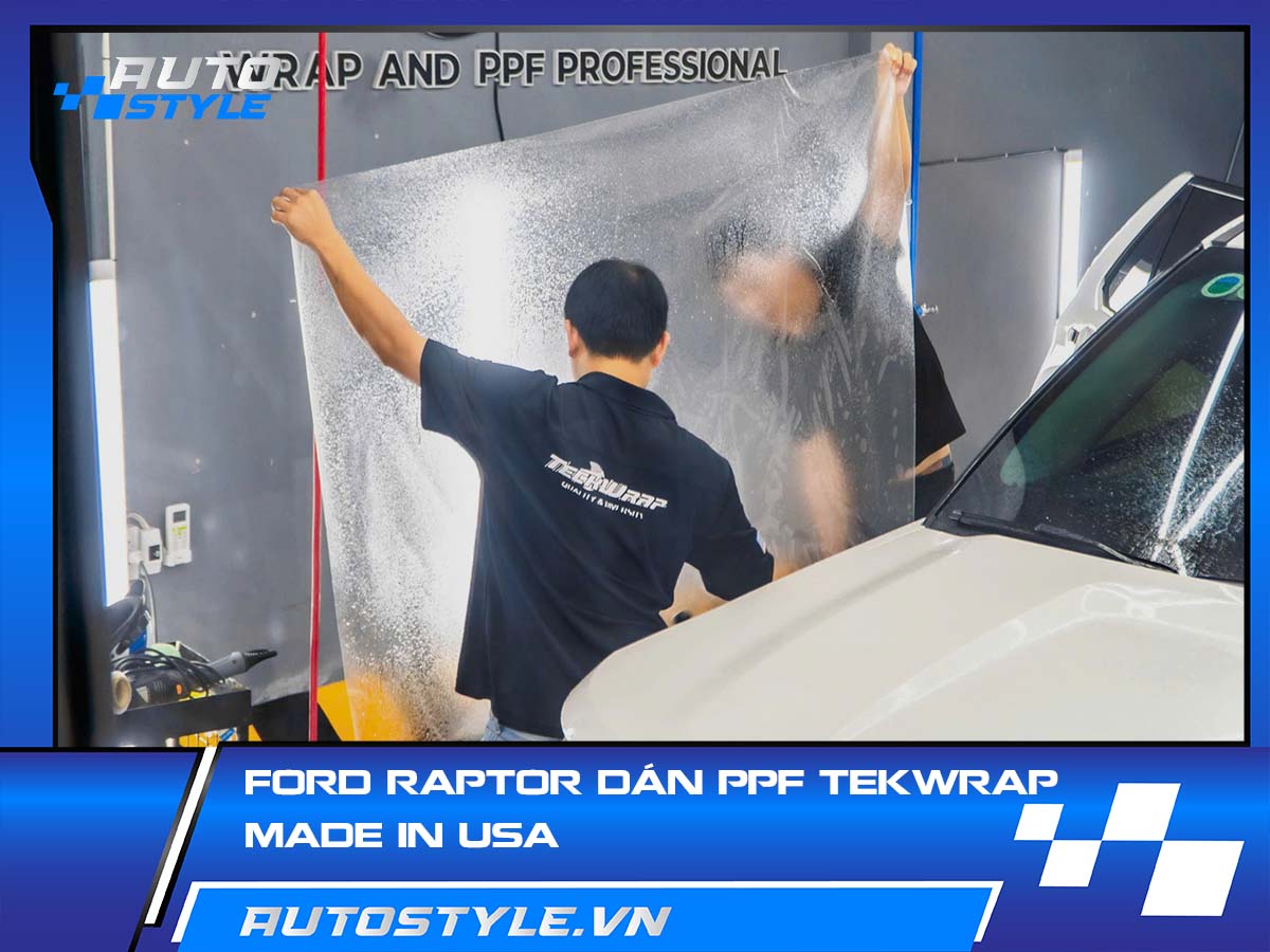 Dán PPF Teckwrap Made in USA cho Ford Raptor