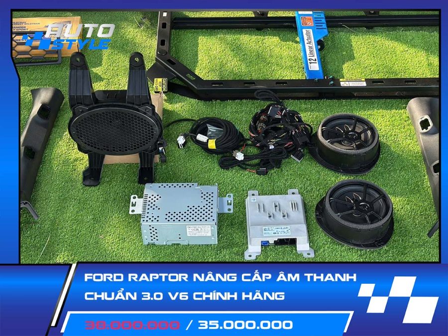 Ford Raptor Nâng Cấp Âm Thanh Chuẩn 3.0 V6 Chính Hãng
