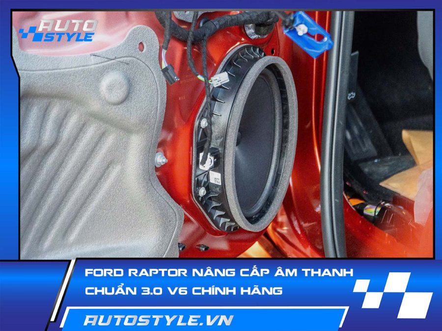 Ford Raptor Nâng Cấp Âm Thanh Chuẩn 3.0 V6 Chính Hãng