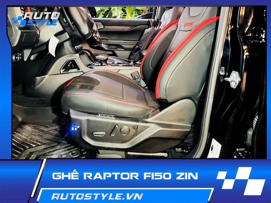 Ghế Raptor F150 Zin – Độ Ghế Cao Cấp Cho Ford Raptor