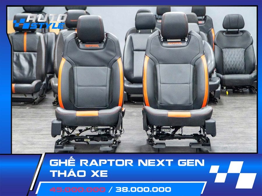 Ghế Raptor Next Gen tháo xe