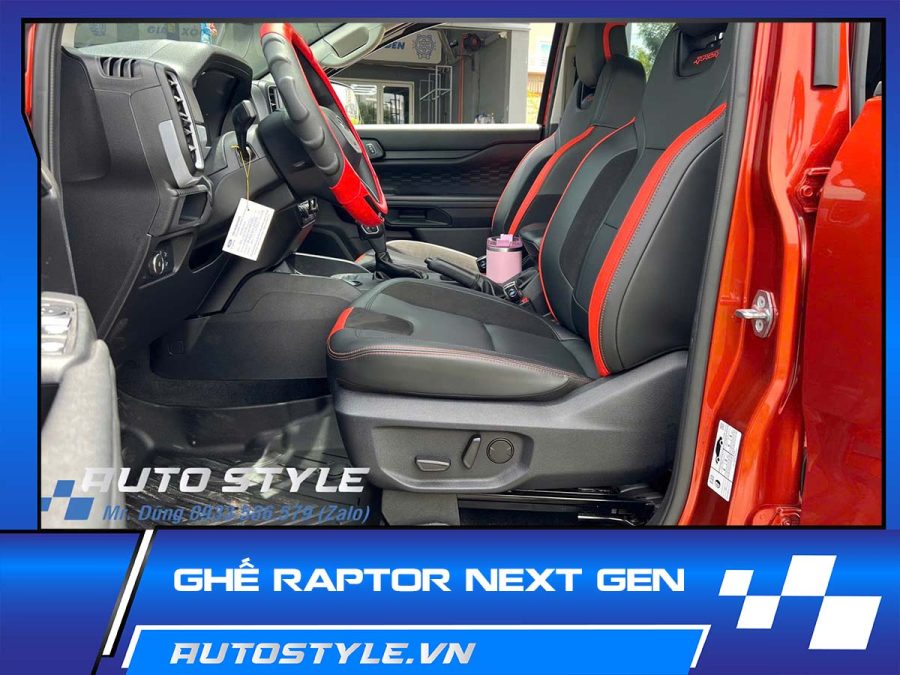 Ghế Raptor Next Gen tháo xe