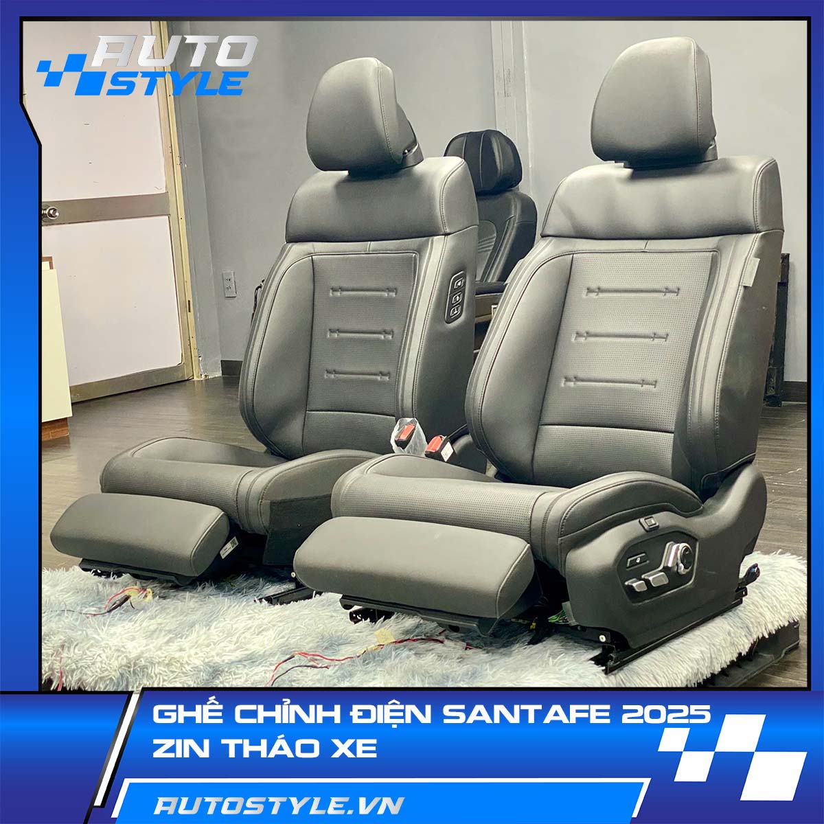 Ghế SantaFe 2025 Nâng Cấp cho xe Ford Everest
