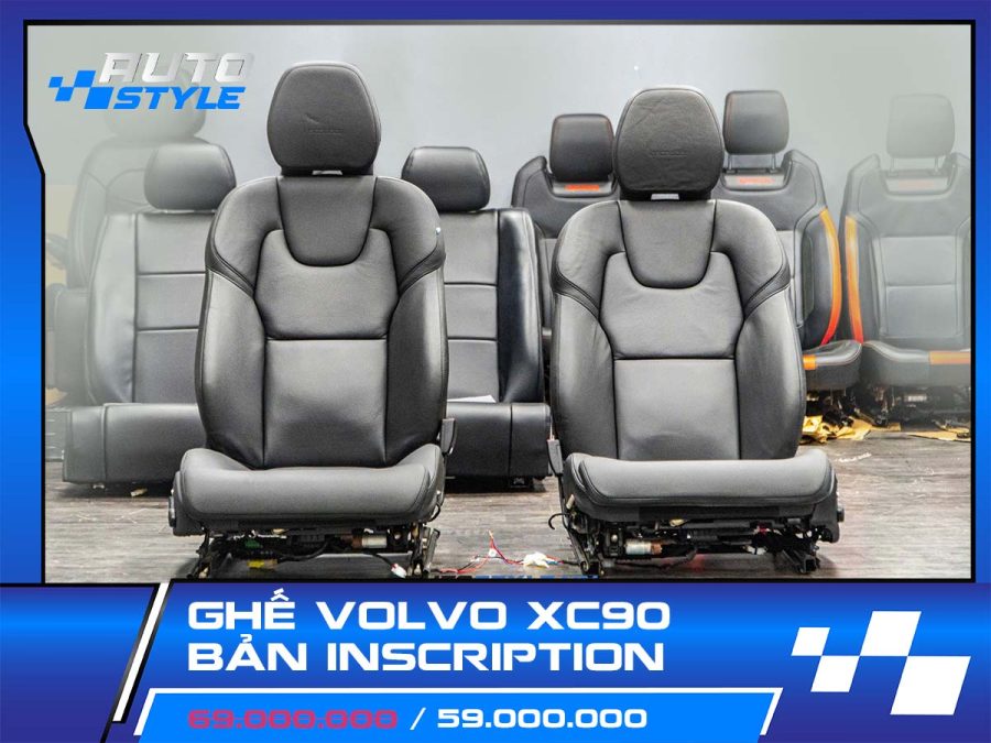 Ghế Volvo XC90 Bản Inscription – Độ Ghế Cao Cấp Cho Xe Ford