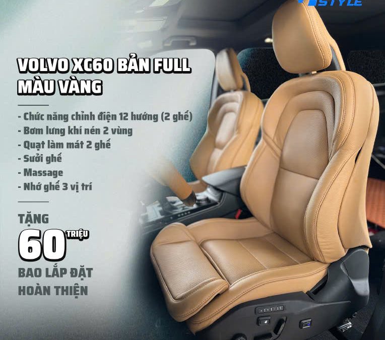 Ghế chỉnh điện Volvo XC60