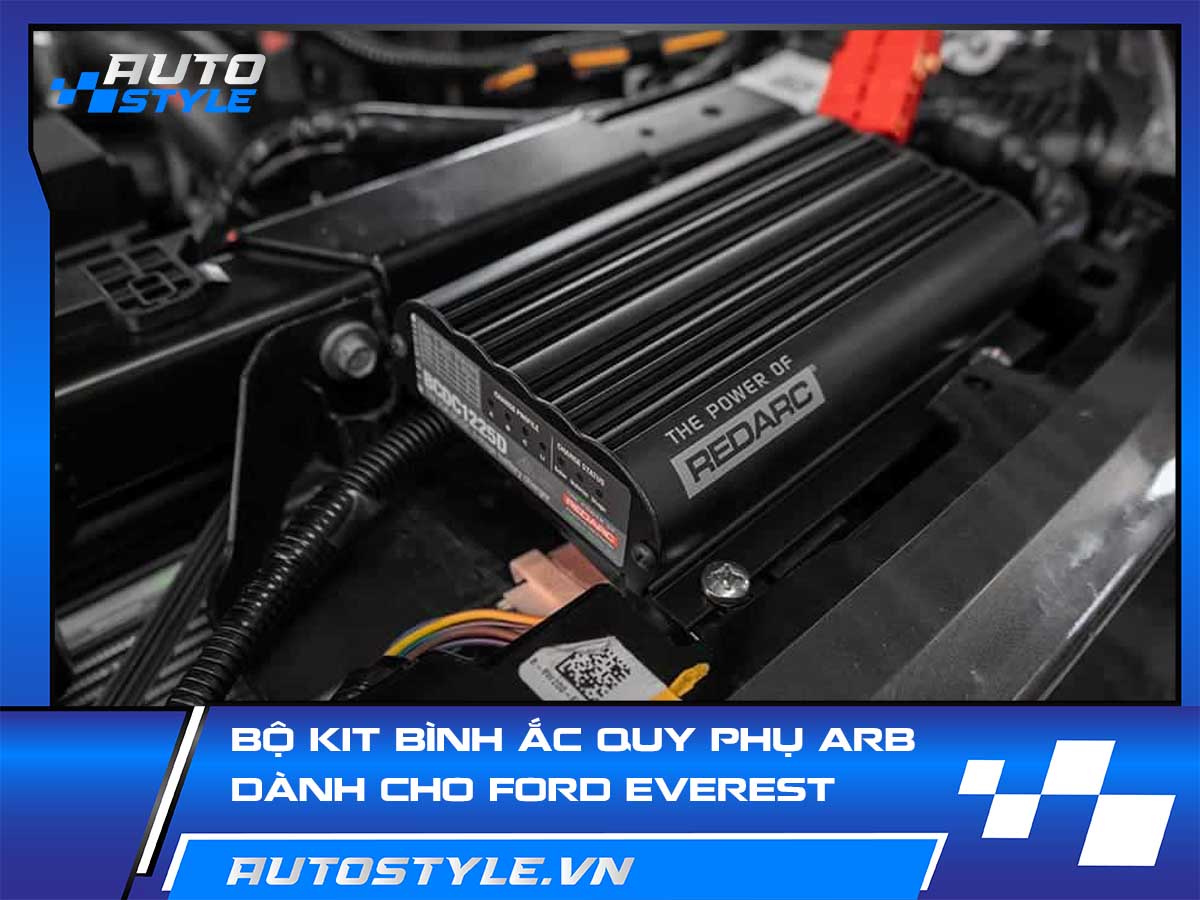 Bộ Kit Bình Ắc Quy Phụ ARB Dành Cho Ford Everest Hay Đi Camping