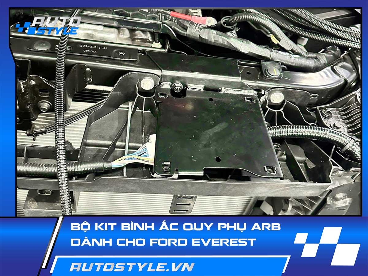 Bộ Kit Bình Ắc Quy Phụ ARB Dành Cho Ford Everest Hay Đi Camping