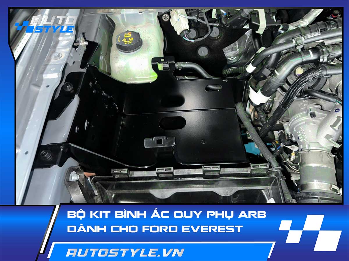Bộ Kit Bình Ắc Quy Phụ ARB Dành Cho Ford Everest Hay Đi Camping