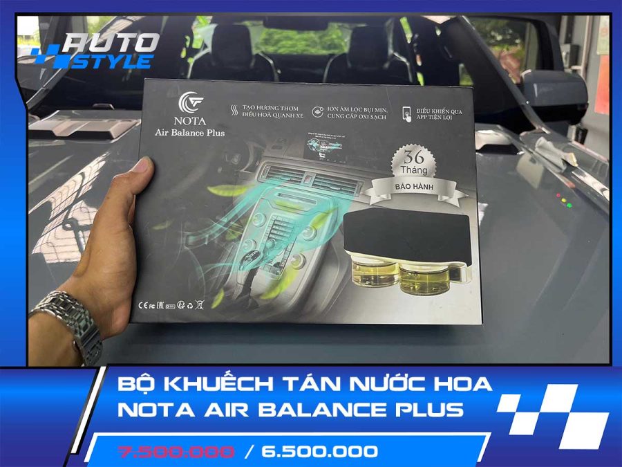 Bộ khuếch tán nước hoa Nota Air Balance Plus Dùng Cho Ô Tô