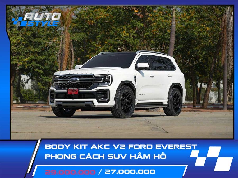 Body kit AKC V2 Everest – Nâng tầm phong cách SUV hầm hố