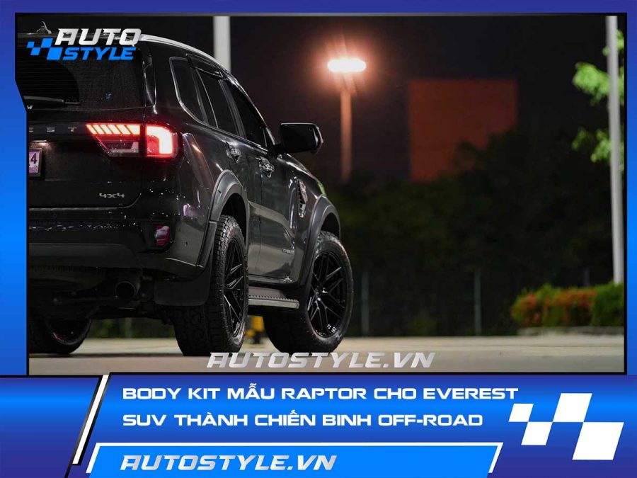 Body kit mẫu RAPTOR cho Everest – Biến hóa SUV thành chiến binh off-road