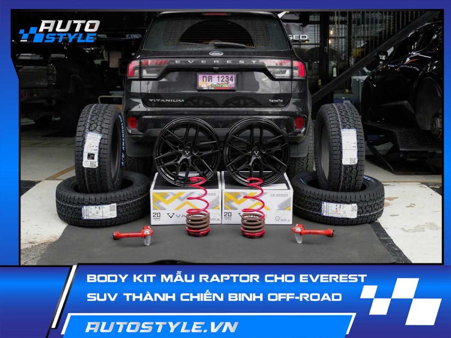 Body kit mẫu RAPTOR cho Everest – Biến hóa SUV thành chiến binh off-road