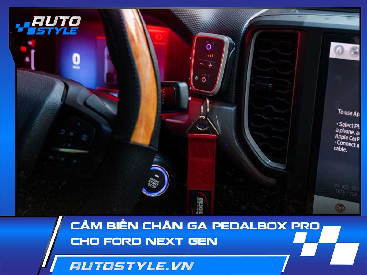 Cảm Biến Chân Ga PedalBox Pro – Nâng Cấp Không Dây Cho Ford Next Gen