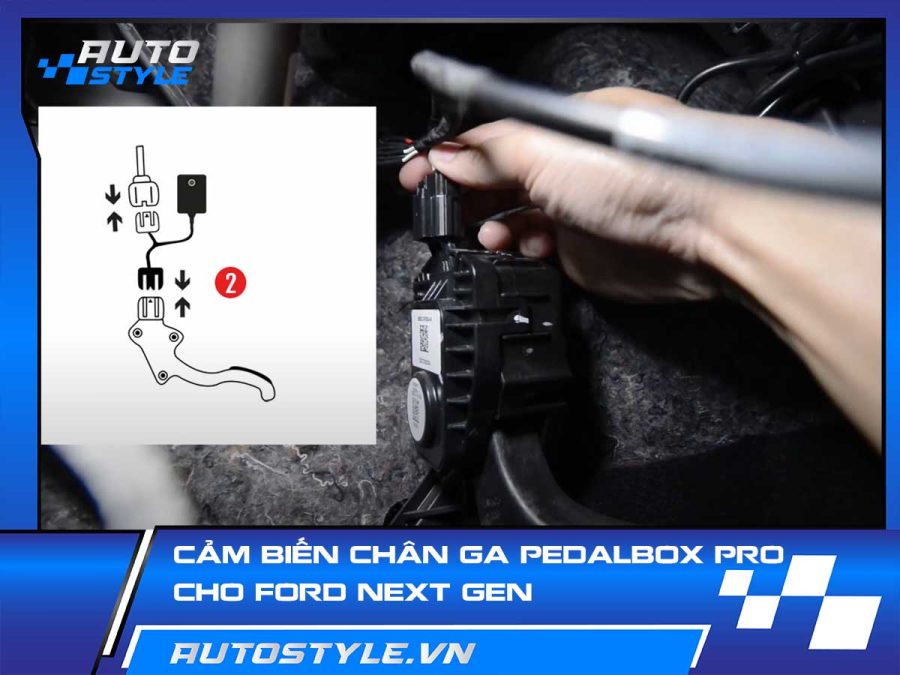 Cảm Biến Chân Ga PedalBox Pro – Nâng Cấp Không Dây Cho Ford Next Gen