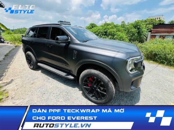 Dán PPF TeckWrap X75 Mờ 7.5 Mil Cho Ford Everest
