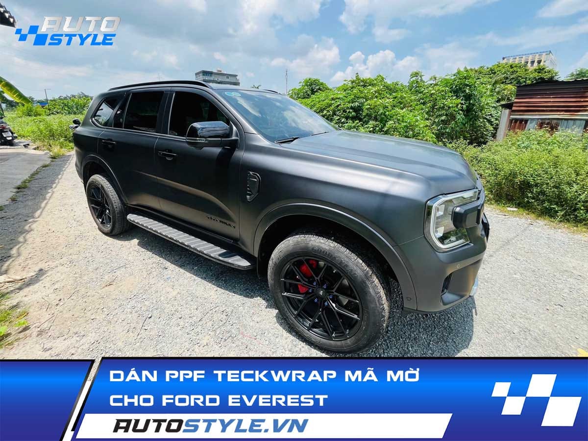 Dán PPF TeckWrap Mã Mờ Cho Ford Everest