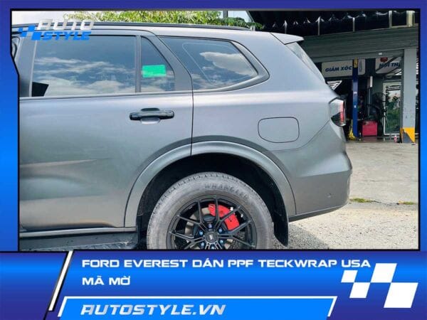 Dán PPF TeckWrap X75 Mờ 7.5 Mil Cho Ford Everest