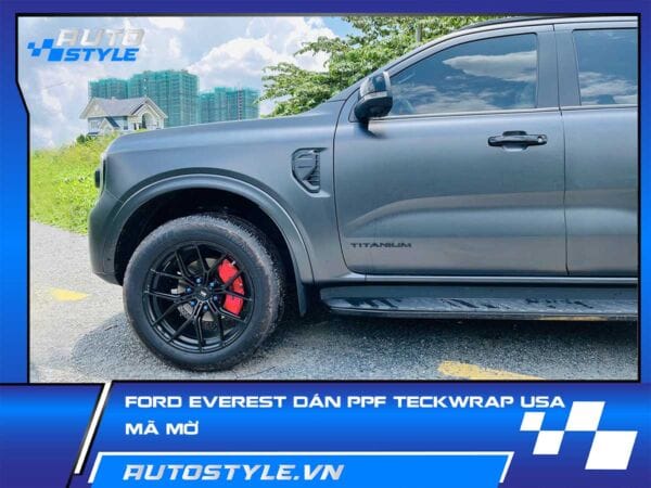 Dán PPF TeckWrap X75 Mờ 7.5 Mil Cho Ford Everest