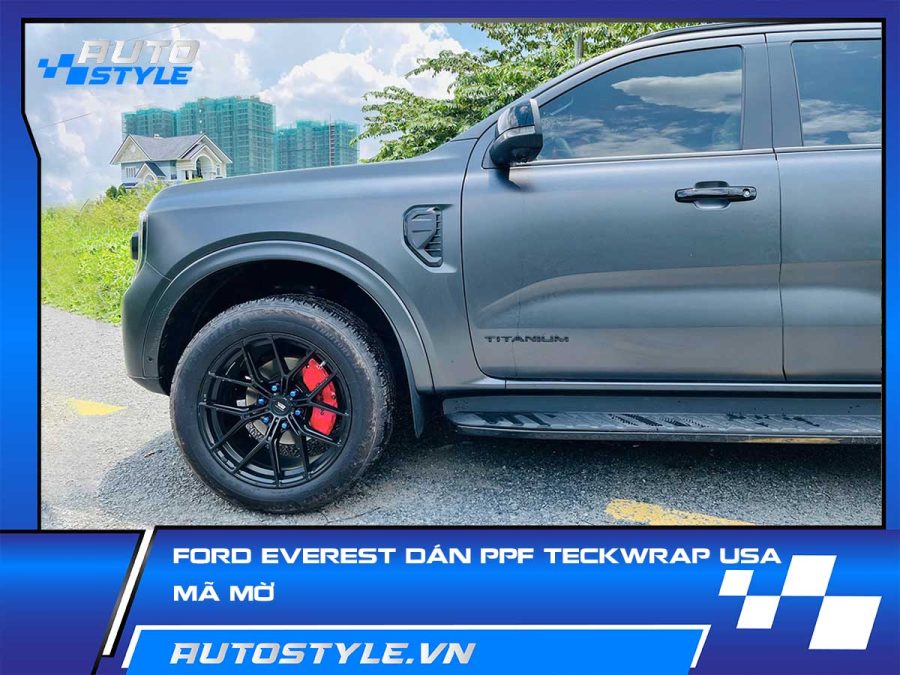 Dán PPF TeckWrap Mã Mờ Cho Ford Everest