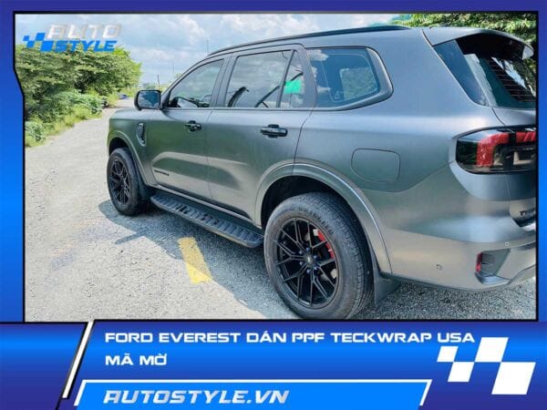Dán PPF TeckWrap X75 Mờ 7.5 Mil Cho Ford Everest