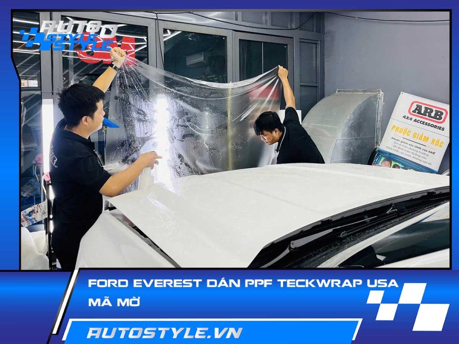 Dán PPF TeckWrap Mã Mờ Cho Ford Everest
