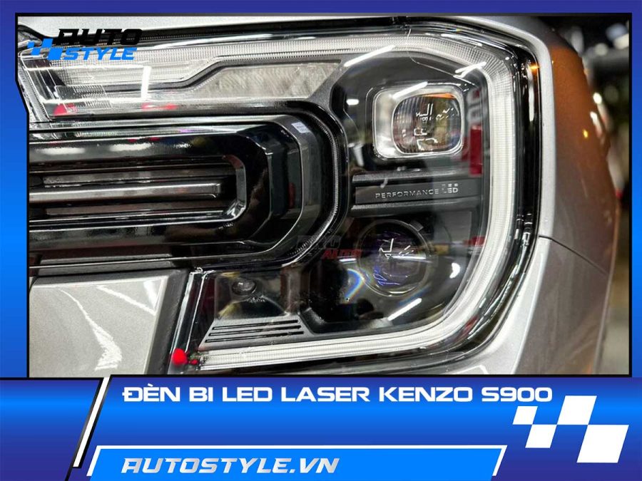 Đèn Bi Led Laser Kenzo S900 – Everest Nâng Cấp Cụm Cos LED Matrix Zin Lên Laser