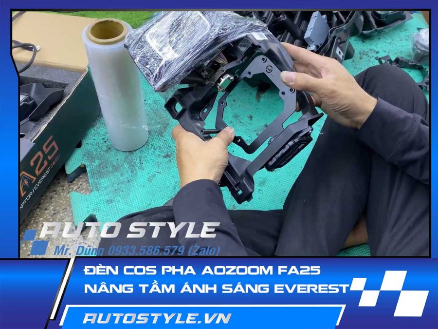Đèn Cos Pha Aozoom FA25 – Nâng Tầm Ánh Sáng Cho Ford Everest Next Gen