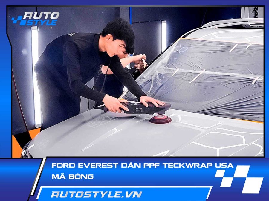Ford Everest Dán PPF Teckwrap USA Mã Bóng